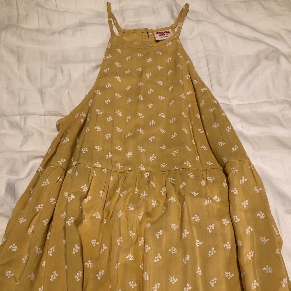Yellow flower dress